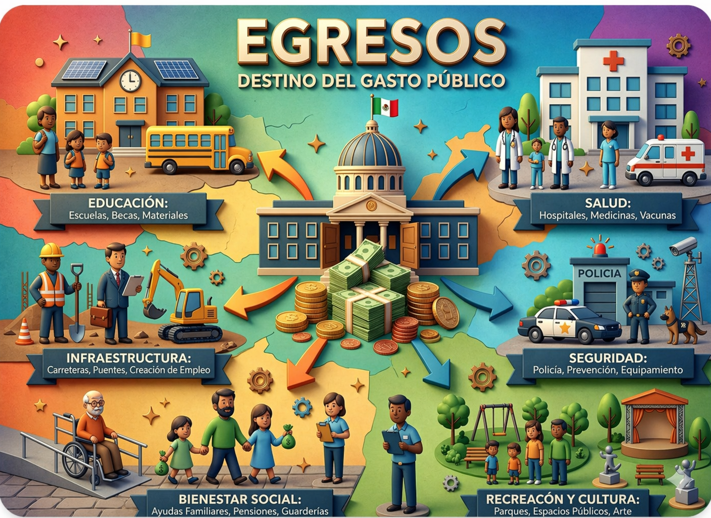 Distribución del gasto municipal